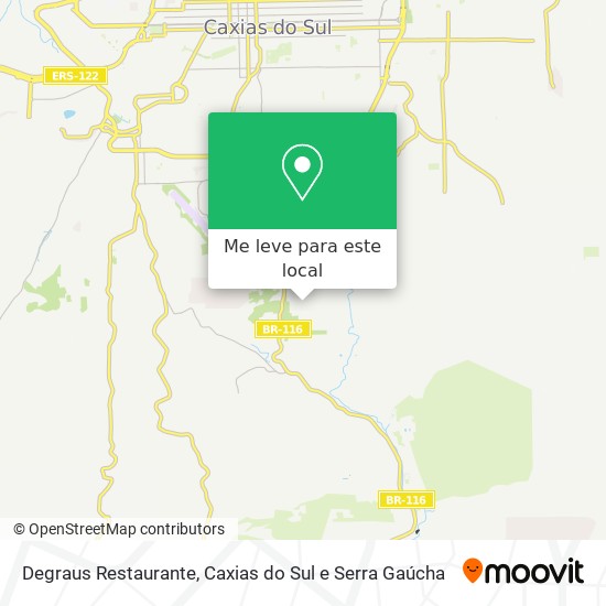 Degraus Restaurante mapa