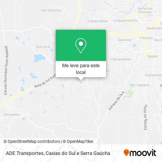 ADE Transportes mapa