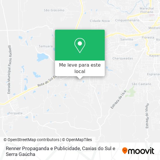 Renner Propaganda e Publicidade mapa