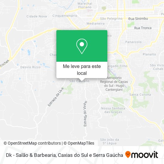 Dk - Salão & Barbearia mapa