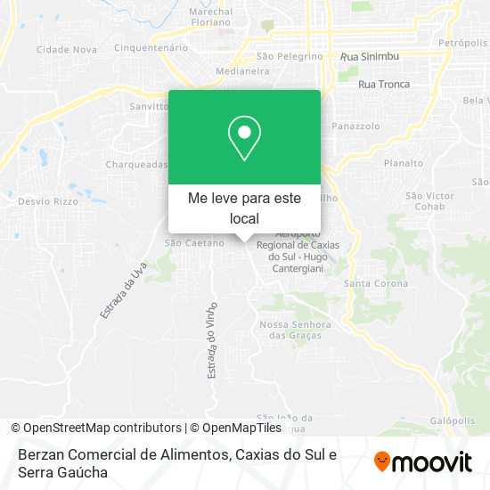 Berzan Comercial de Alimentos mapa