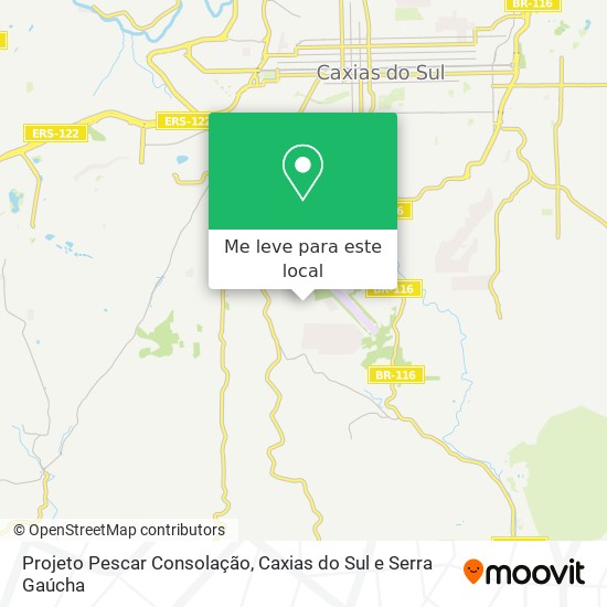 Projeto Pescar Consolação mapa