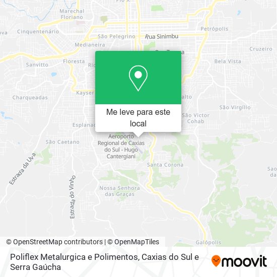 Poliflex Metalurgica e Polimentos mapa