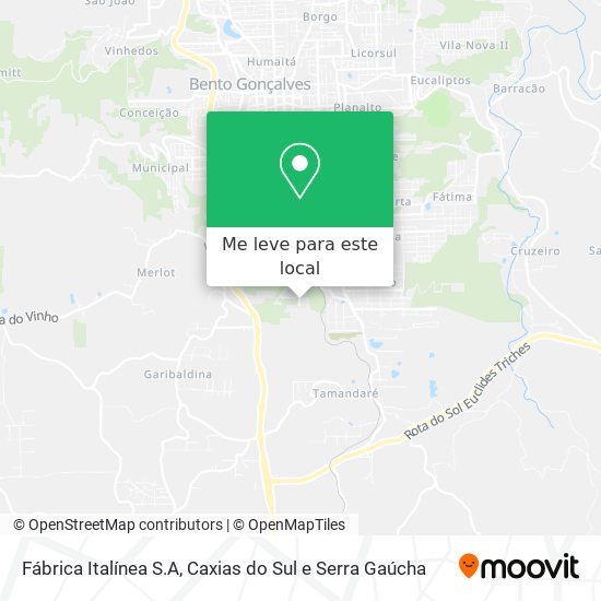 Fábrica Italínea S.A mapa