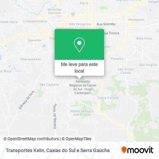Transportes Kelin mapa