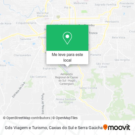 Gds Viagem e Turismo mapa
