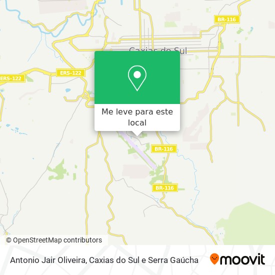 Antonio Jair Oliveira mapa