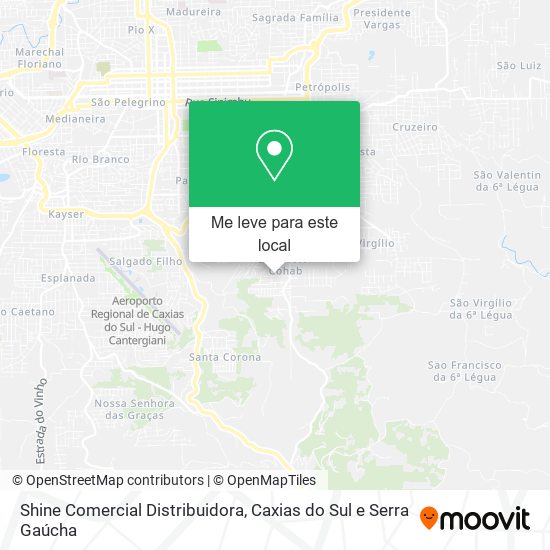 Shine Comercial Distribuidora mapa