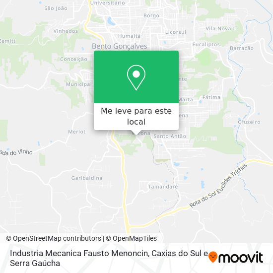 Industria Mecanica Fausto Menoncin mapa