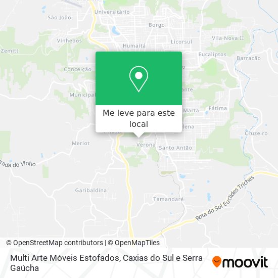 Multi Arte Móveis Estofados mapa