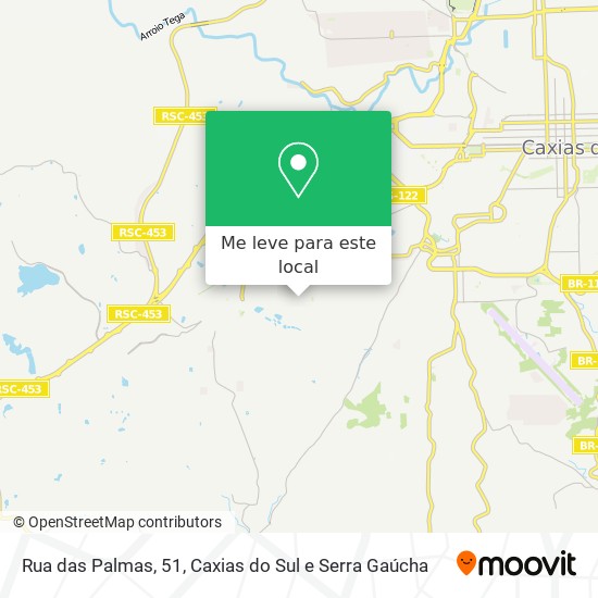 Rua das Palmas, 51 mapa