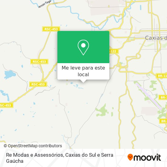 Re Modas e Assessórios mapa