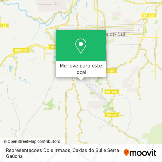 Representacoes Dois Irmaos mapa