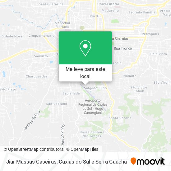 Jiar Massas Caseiras mapa