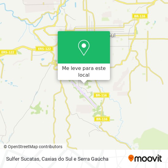 Sulfer Sucatas mapa
