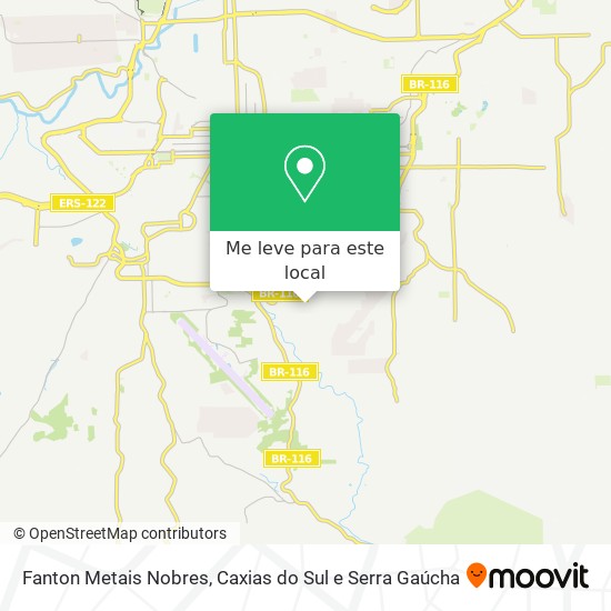 Fanton Metais Nobres mapa