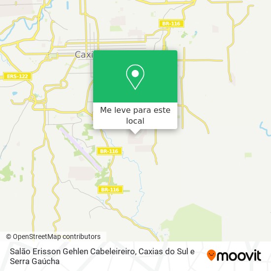 Salão Erisson Gehlen Cabeleireiro mapa