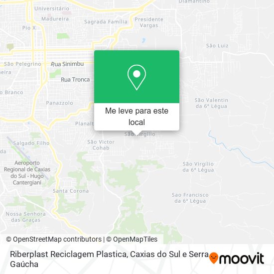 Riberplast Reciclagem Plastica mapa