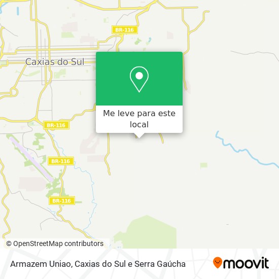 Armazem Uniao mapa