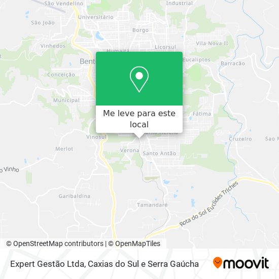 Expert Gestão Ltda mapa