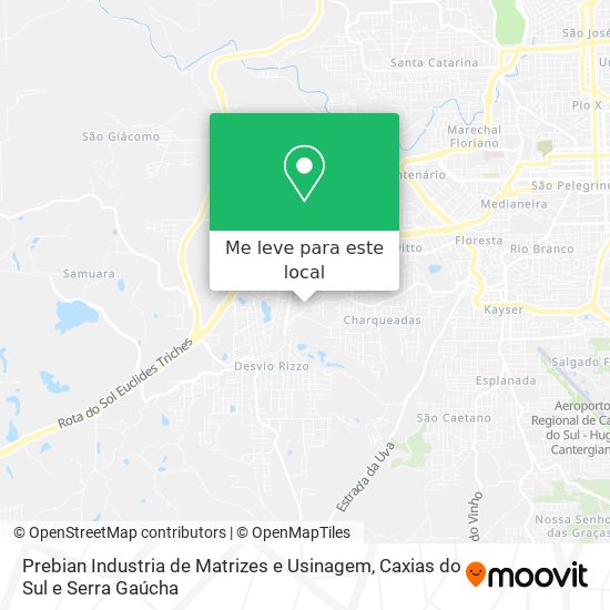 Prebian Industria de Matrizes e Usinagem mapa