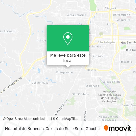 Hospital de Bonecas mapa