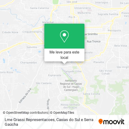 Lme Grassi Representacoes mapa