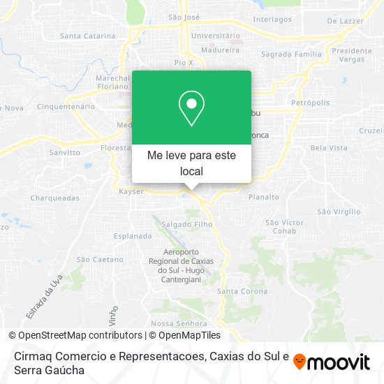 Cirmaq Comercio e Representacoes mapa