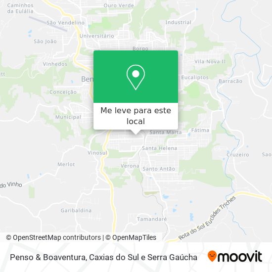 Penso & Boaventura mapa