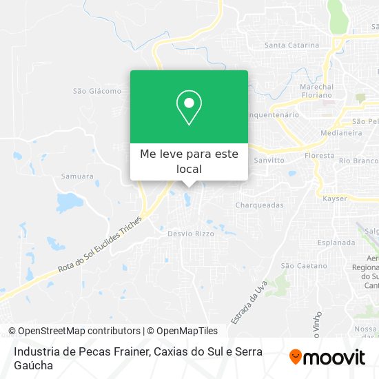 Industria de Pecas Frainer mapa