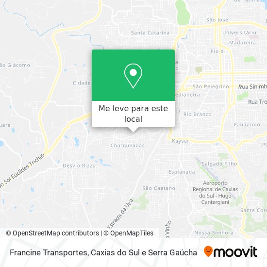 Francine Transportes mapa