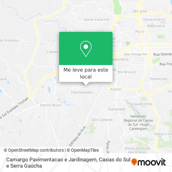 Camargo Pavimentacao e Jardinagem mapa