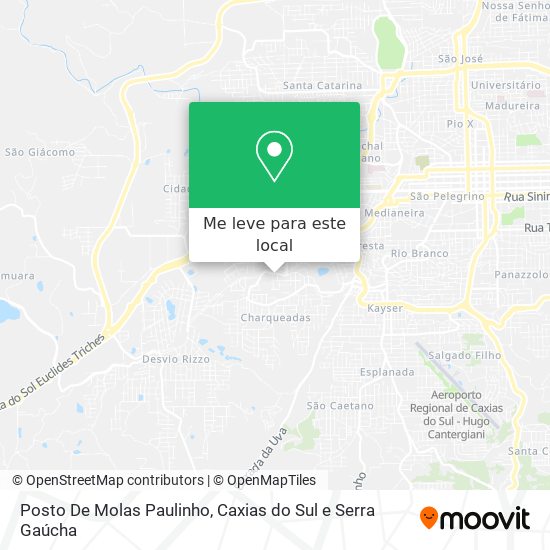 Posto De Molas Paulinho mapa
