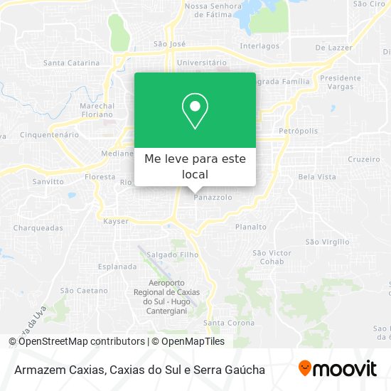 Armazem Caxias mapa