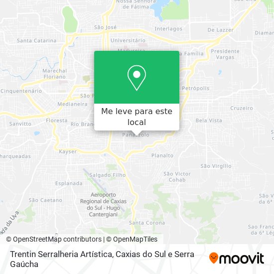 Trentin Serralheria Artística mapa