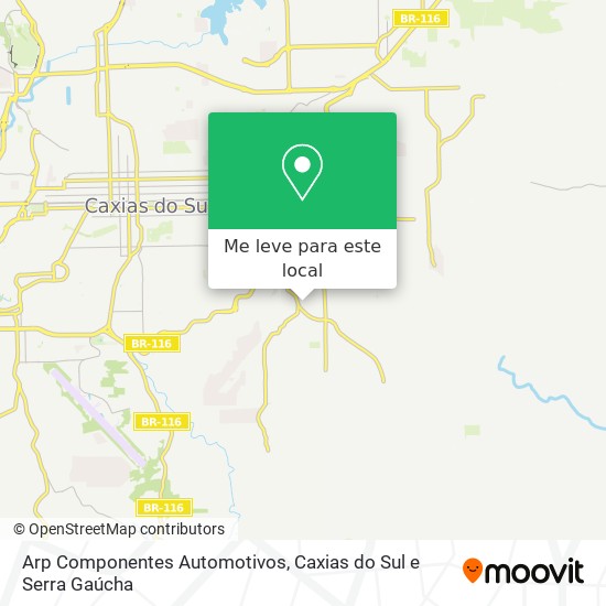 Arp Componentes Automotivos mapa