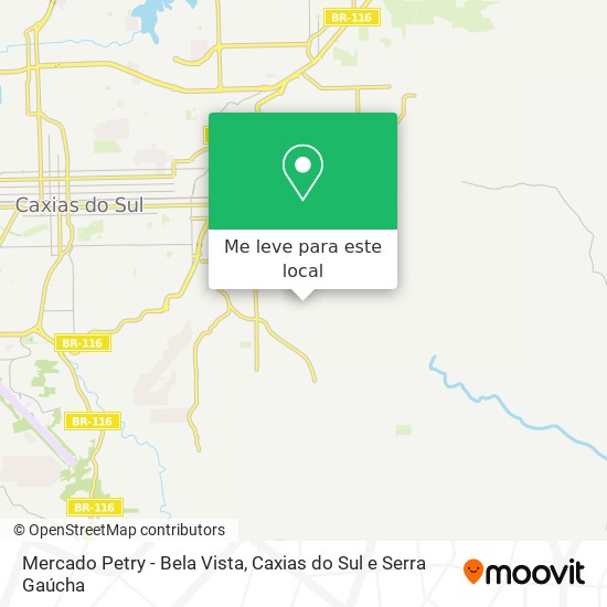 Mercado Petry - Bela Vista mapa