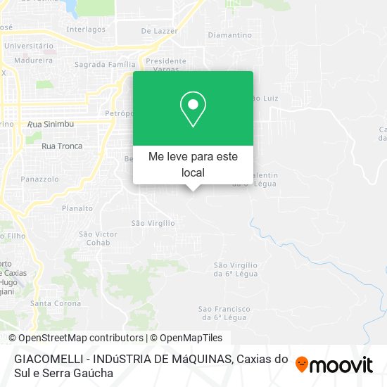 GIACOMELLI - INDúSTRIA DE MáQUINAS mapa