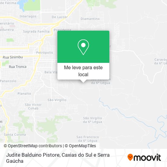 Judite Balduino Pistore mapa