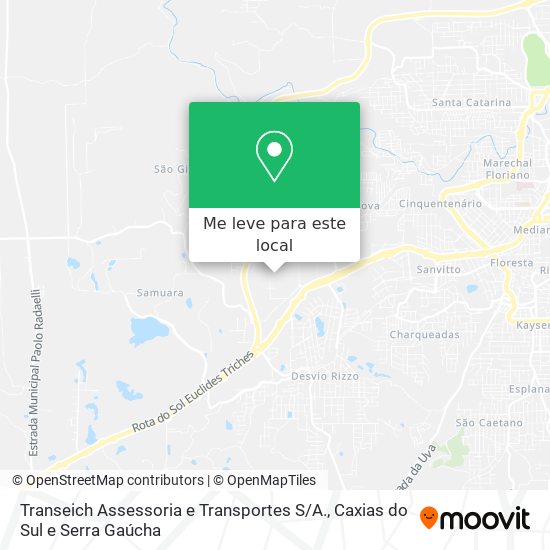 Transeich Assessoria e Transportes S / A. mapa