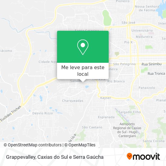 Grappevalley mapa