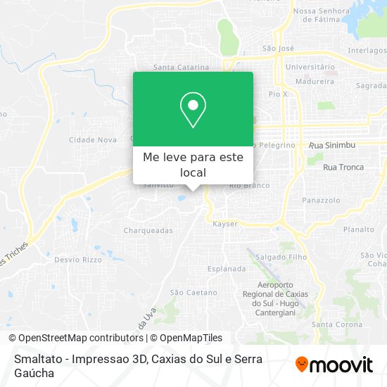 Smaltato - Impressao 3D mapa