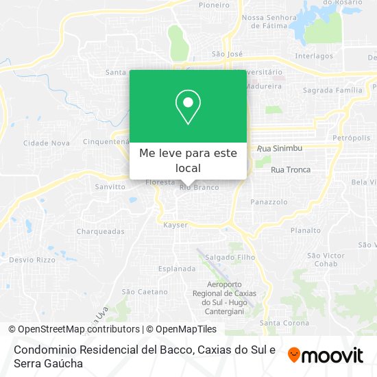 Condominio Residencial del Bacco mapa