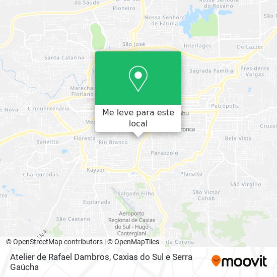 Atelier de Rafael Dambros mapa