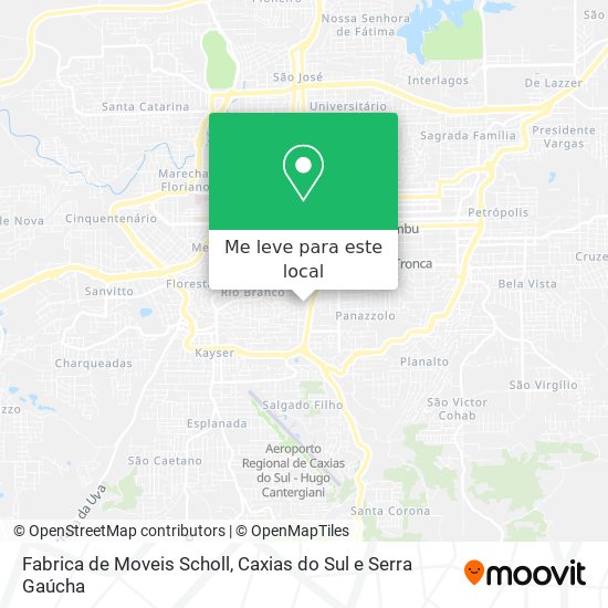 Fabrica de Moveis Scholl mapa
