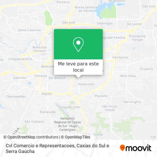 Cvl Comercio e Representacoes mapa