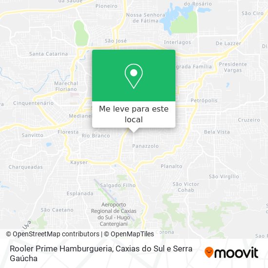 Rooler Prime Hamburgueria mapa