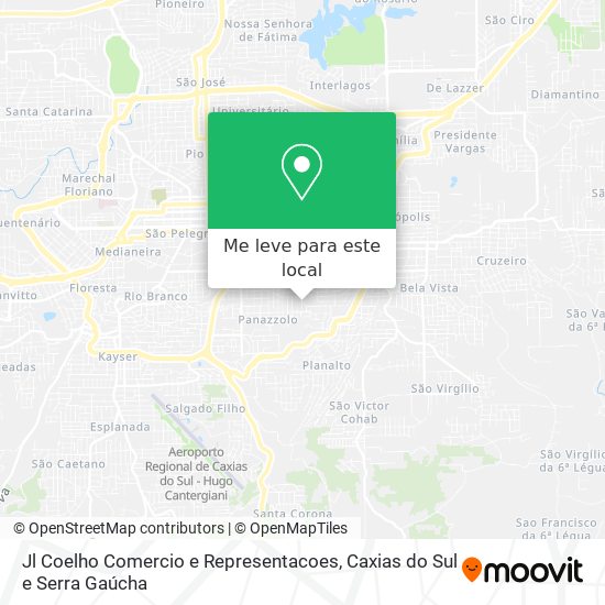 Jl Coelho Comercio e Representacoes mapa