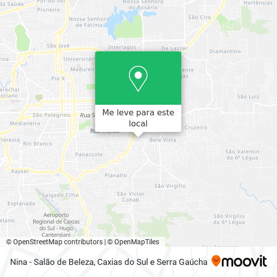 Nina - Salão de Beleza mapa