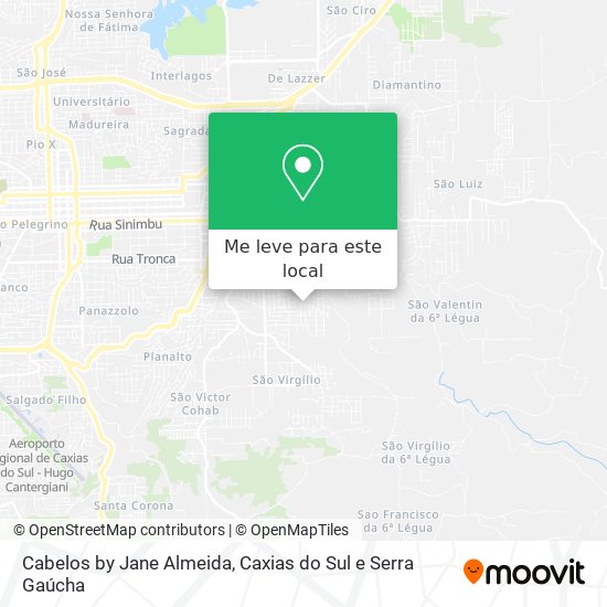 Cabelos by Jane Almeida mapa